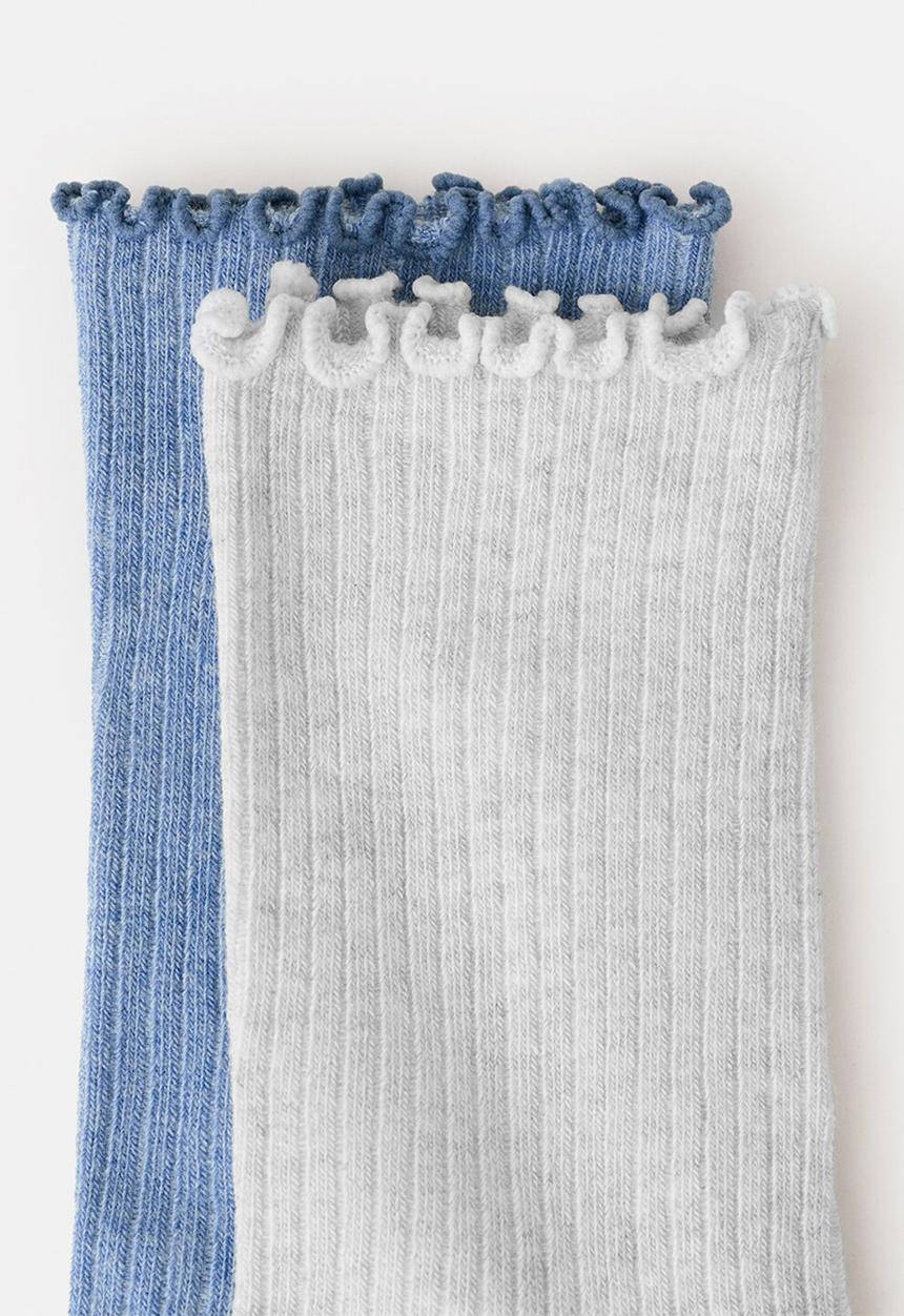 MANGO - Sock Ribshort -light/pastel purple