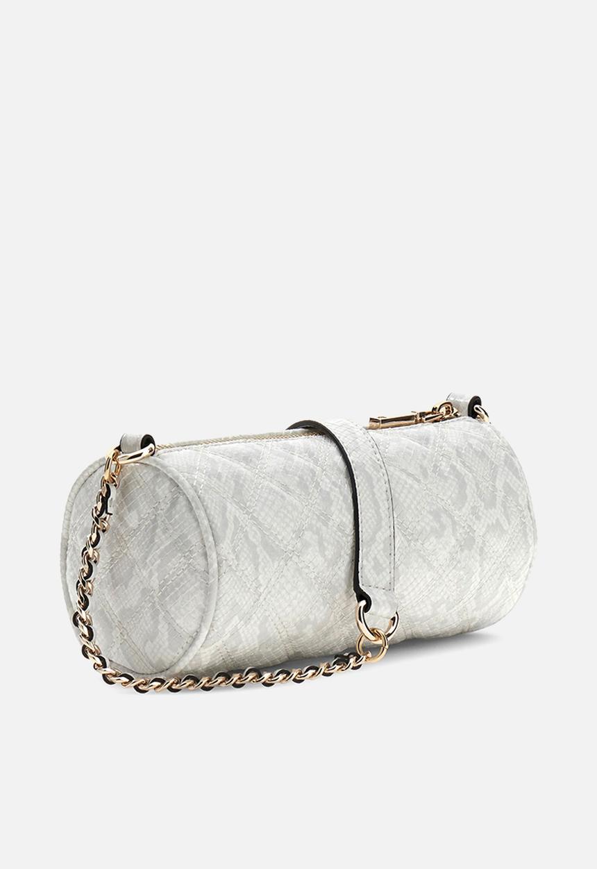 GUESS - Giully Mini Barrel Bag - Off White