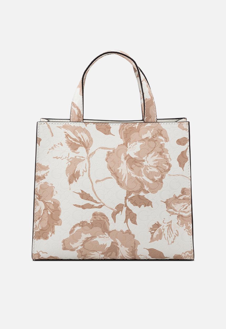 GUESS - Jillian Mini Tote Bag - White