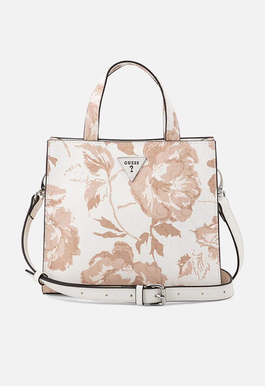 GUESS - Jillian Mini Tote Bag - White