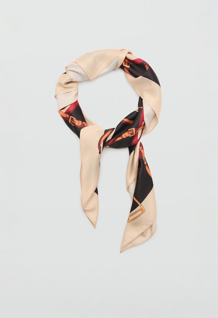MANGO - Felipe neckerchief - light beige