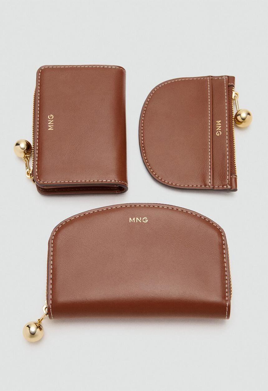 MANGO - Capuleto card holder - medium brown