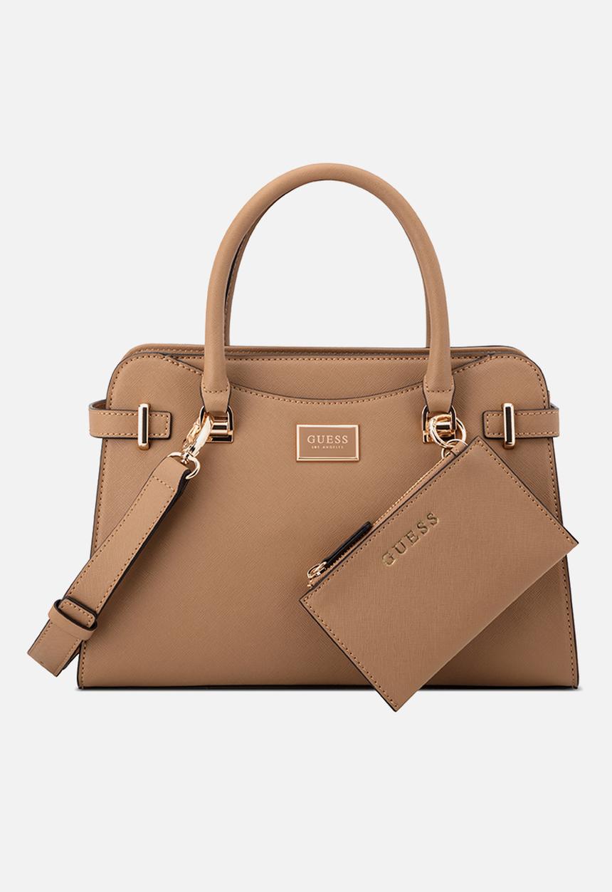 Rosie Satchel Bag-Saddle Tan