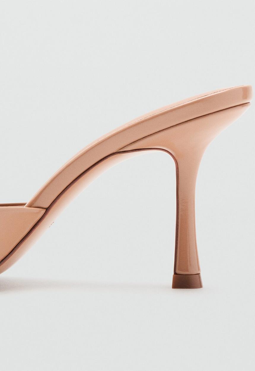 MANGO - Pepynu stiletto mule heel - light/pastel pink