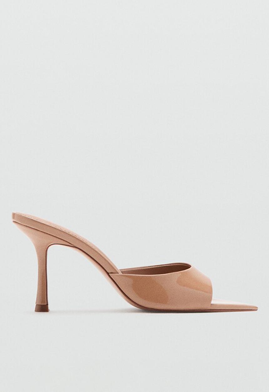 MANGO - Pepynu stiletto mule heel - light/pastel pink