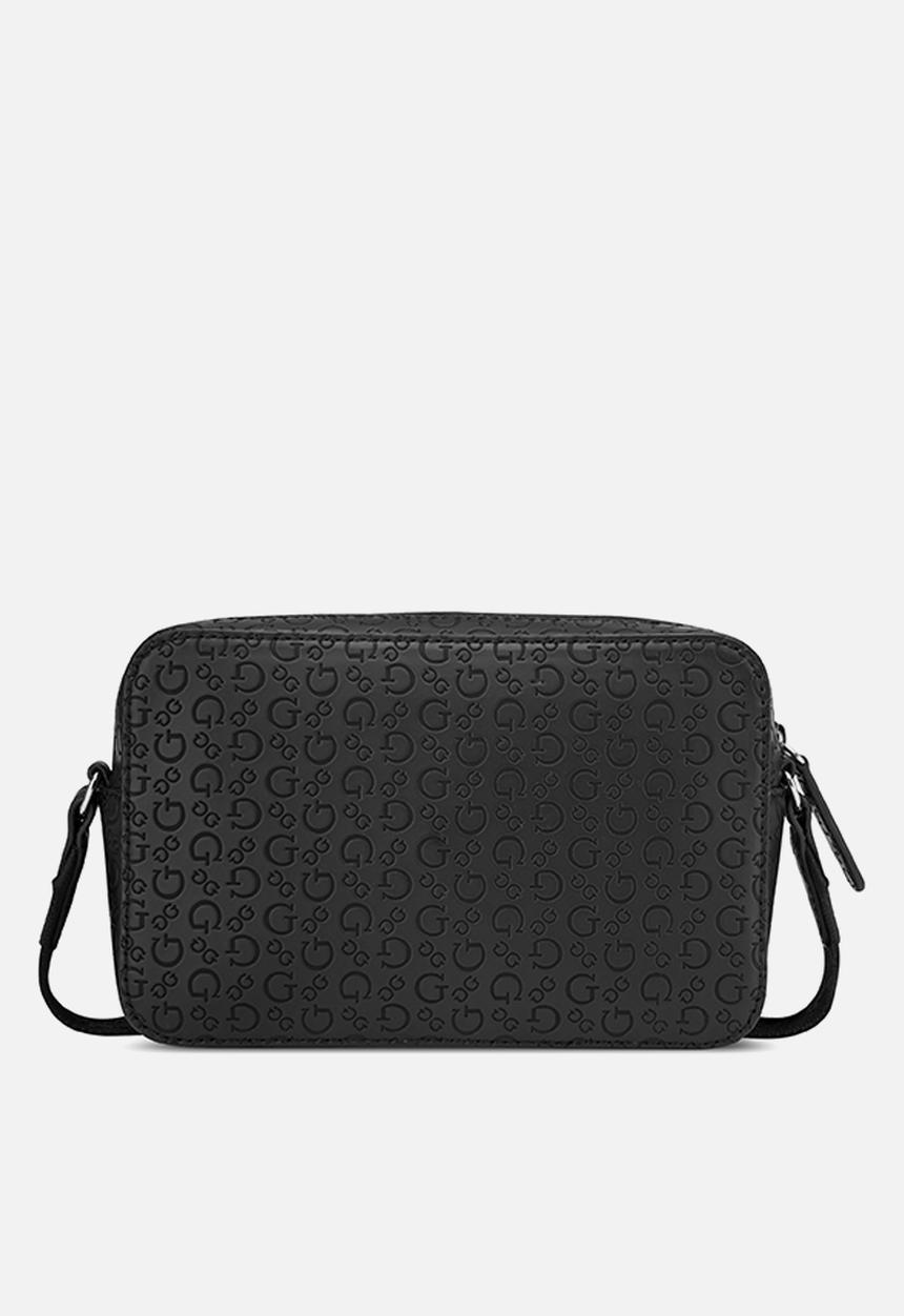 エルヴィ Viviette Mini Zip Crossbody Bag-Black
