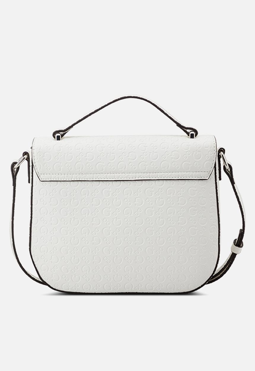 GUESS - Spring Hill Convertable Crossbody Flp Bag - White