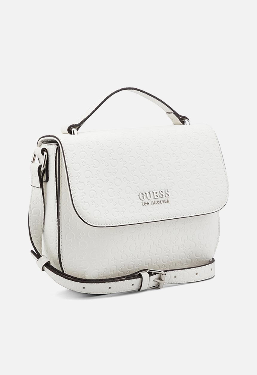 GUESS - Spring Hill Convertable Crossbody Flp Bag - White