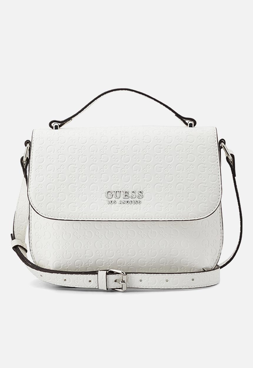 GUESS - Spring Hill Convertable Crossbody Flp Bag - White