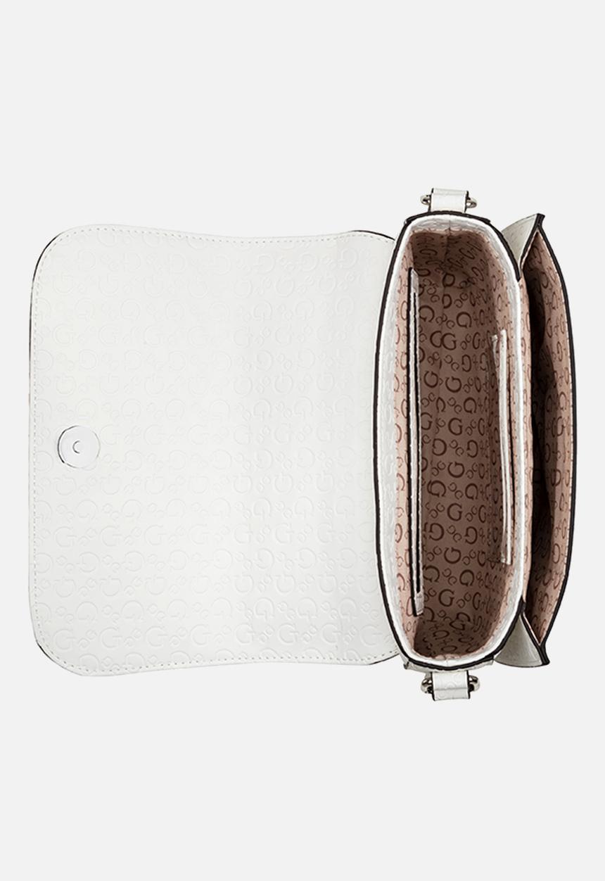 GUESS - Spring Hill Convertable Crossbody Flp Bag - White