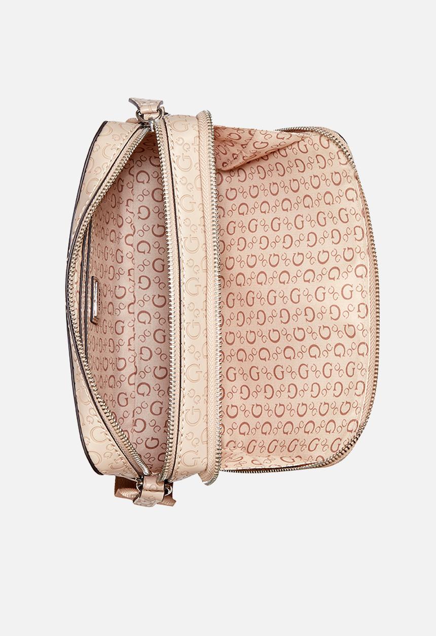 Viviette Mini Zip Crossbody Bag-Latte