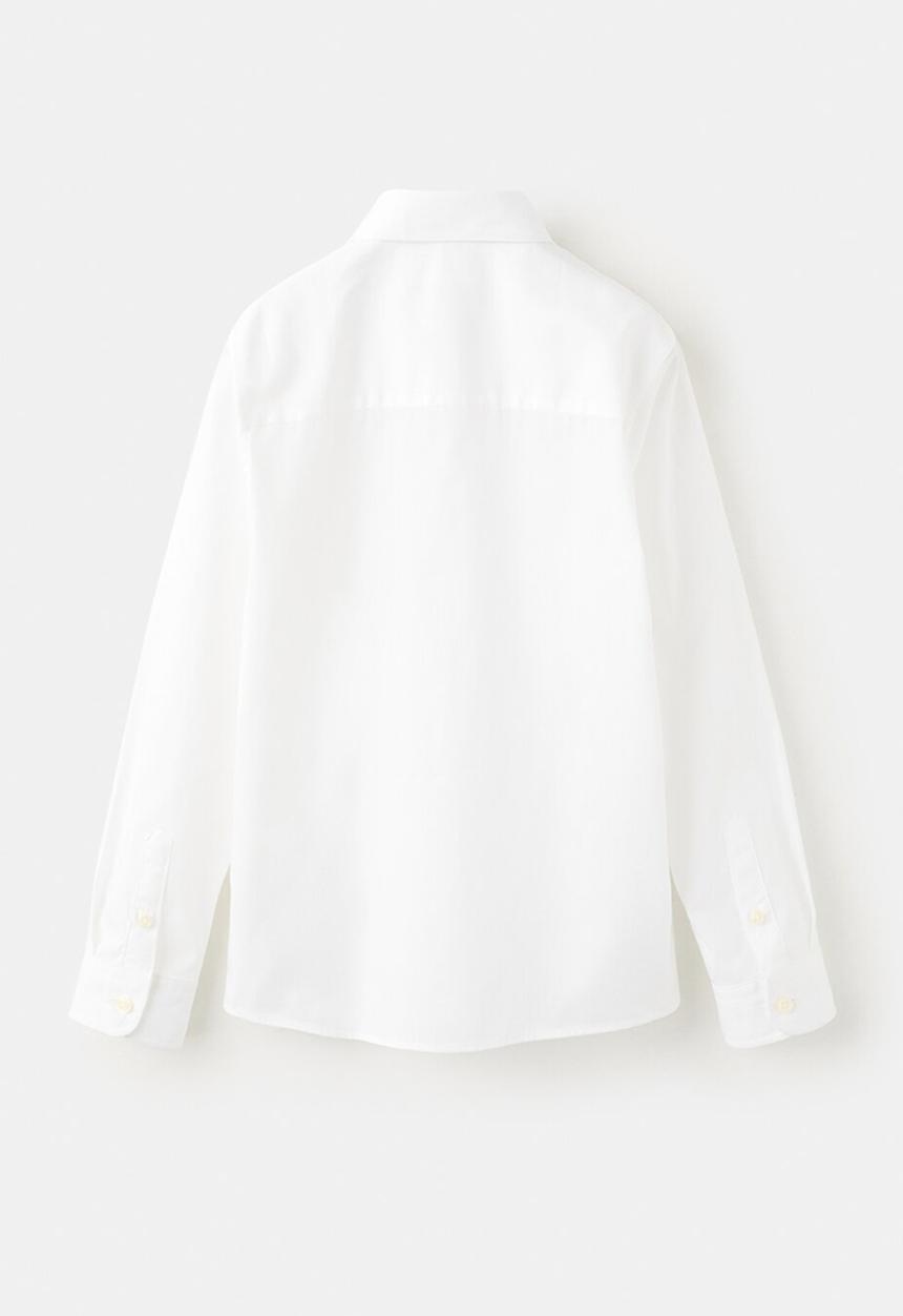 MANGO - Shirt popelin  - white