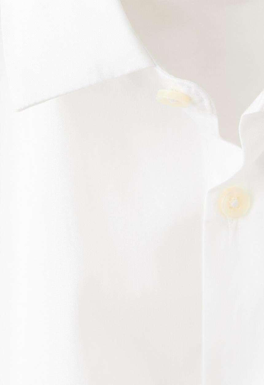 MANGO - Shirt popelin  - white