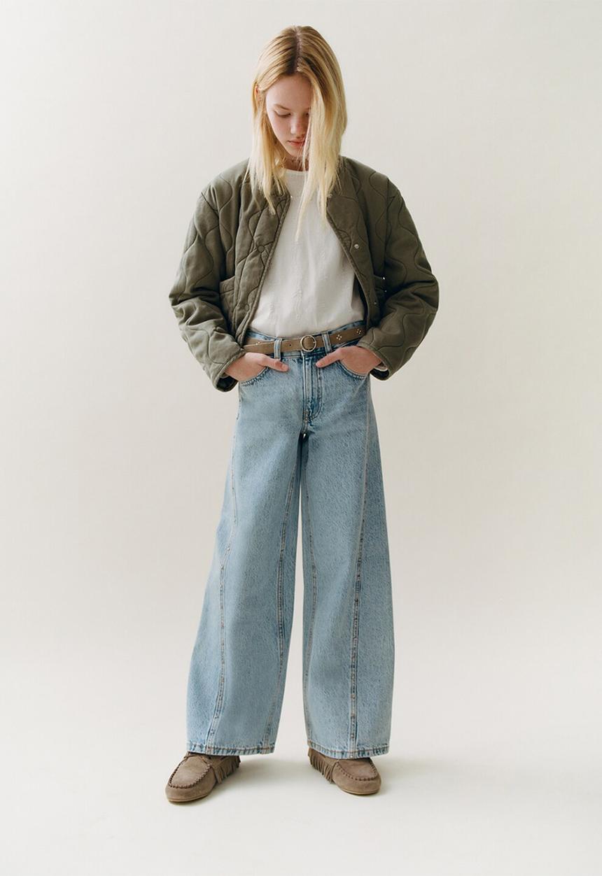 MANGO - Belt BANDUB - Light/Pastel Brown