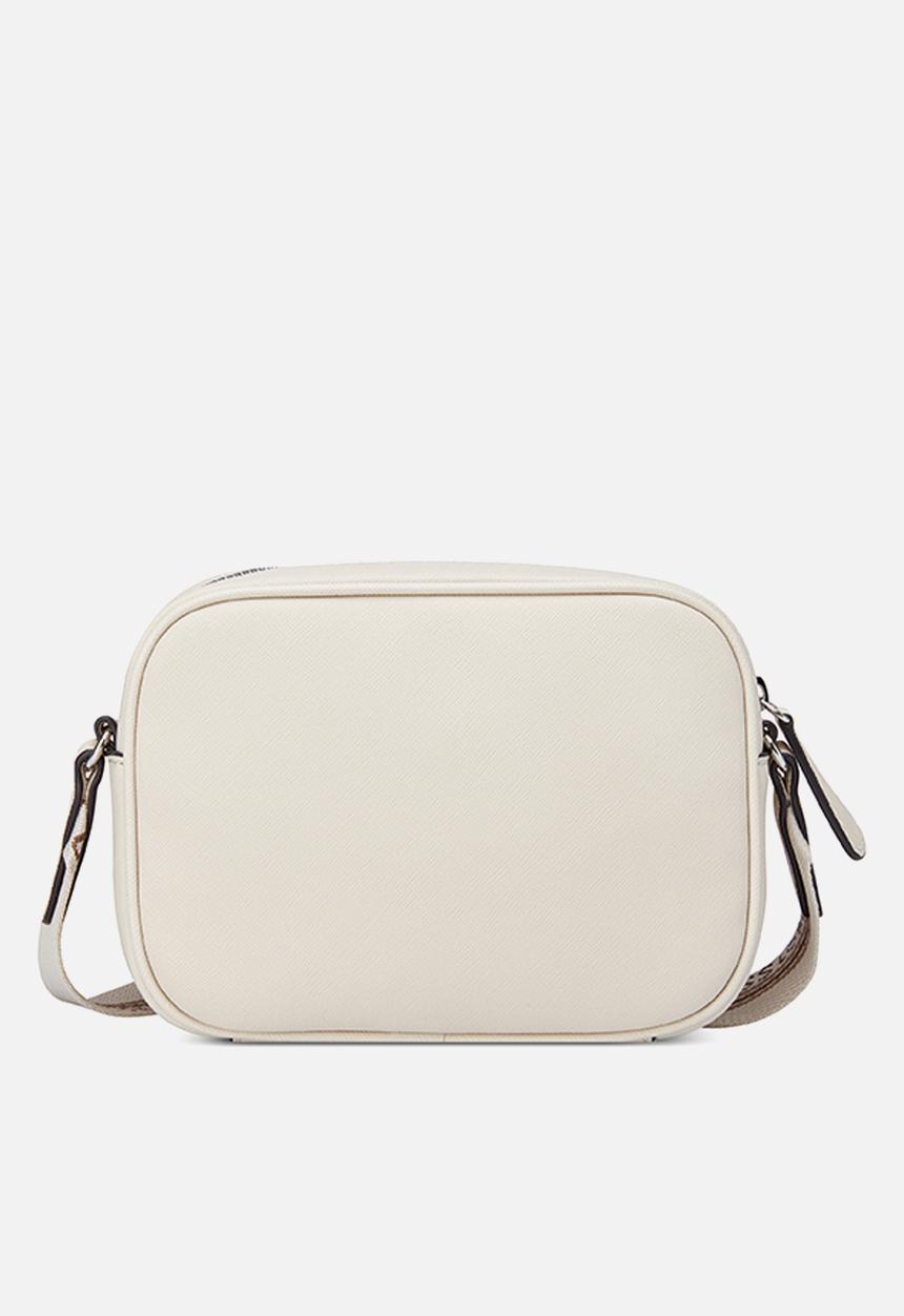 GUESS - Joella Mini Zip Crossbody Bag - Stone