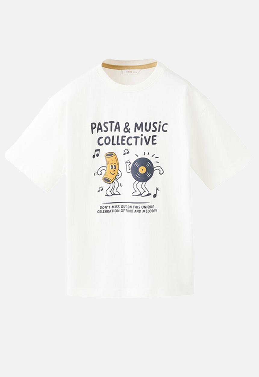MANGO - T-shirt Funplus-natural