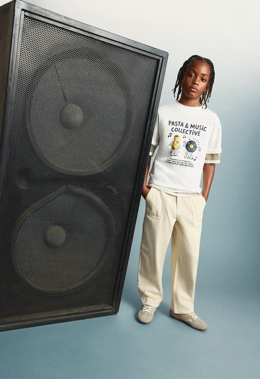 MANGO - T-shirt Funplus-natural