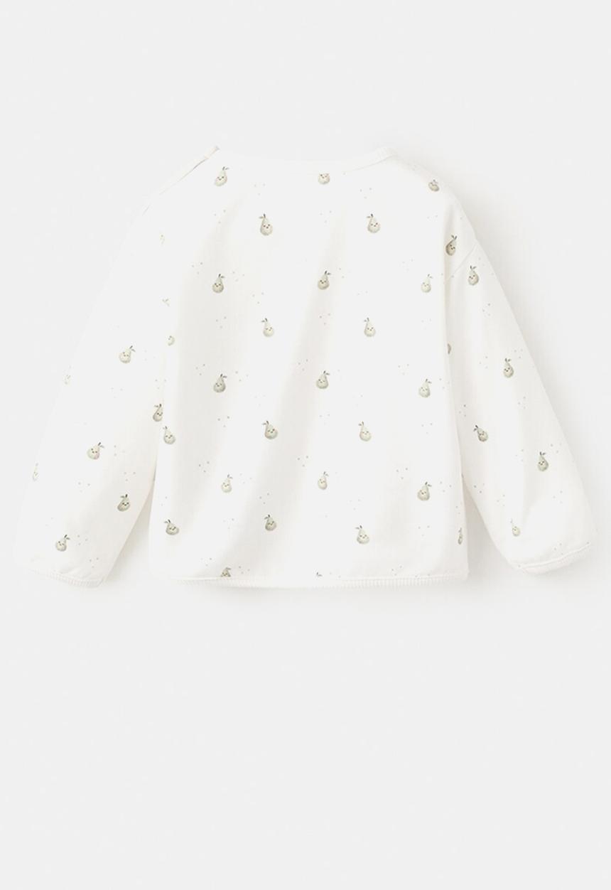 MANGO - Sweatshirt DOTS - Natural