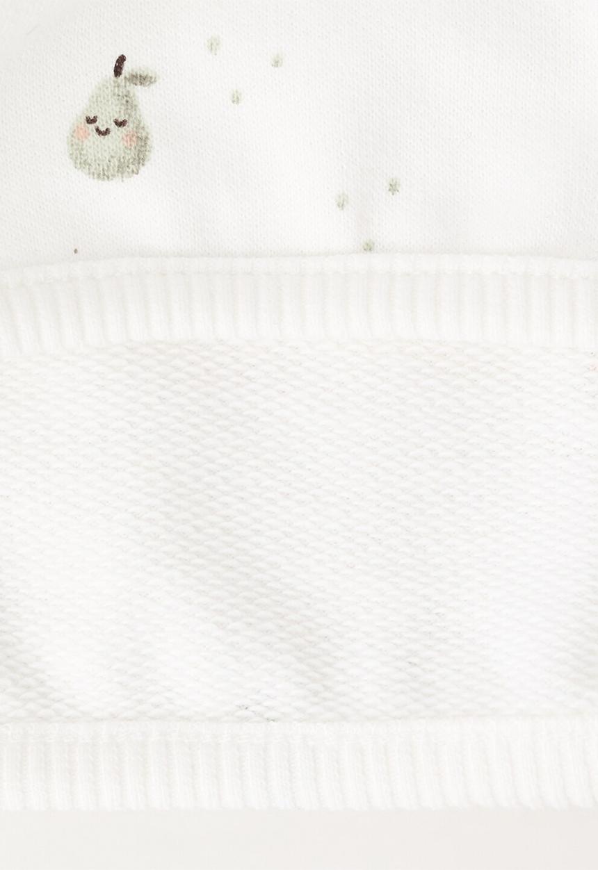 MANGO - Sweatshirt DOTS - Natural