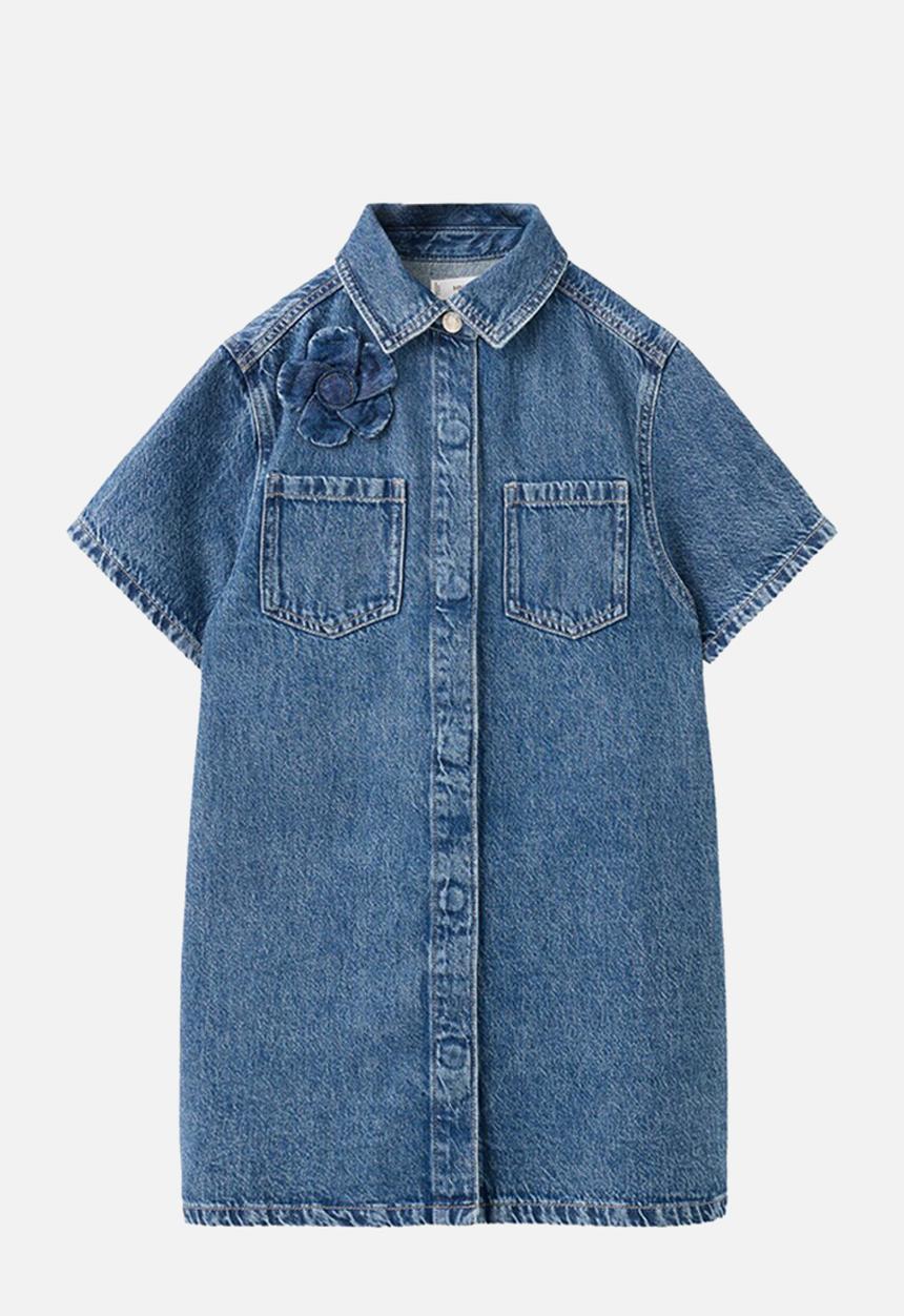 MANGO - Dress ROSE - Open Blue