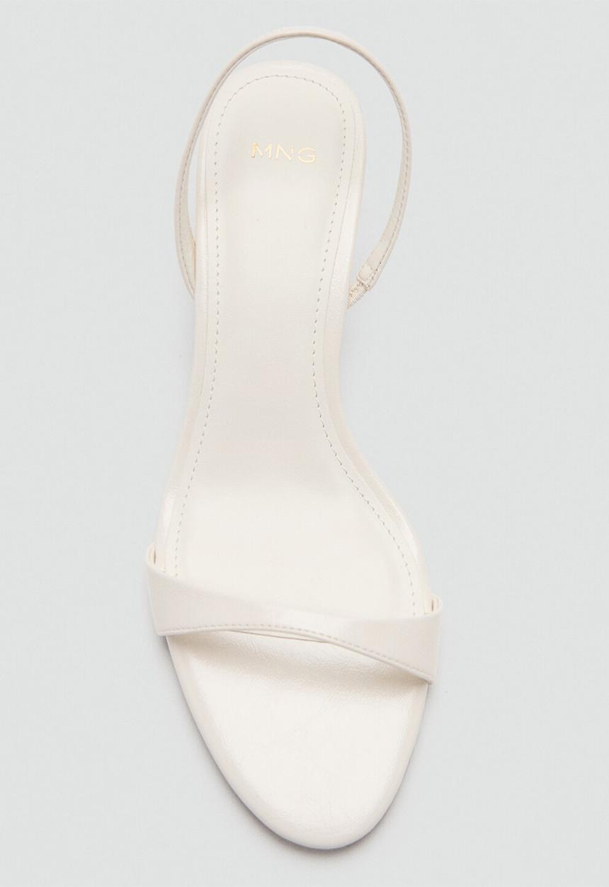 MANGO - Nighty slingback heel - light beige