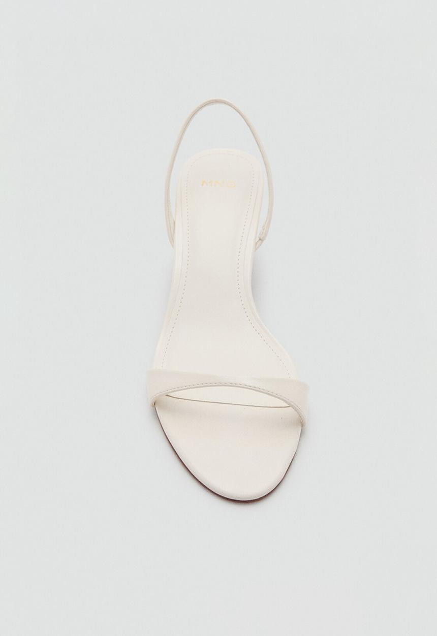 MANGO - Nighty slingback heel - light beige
