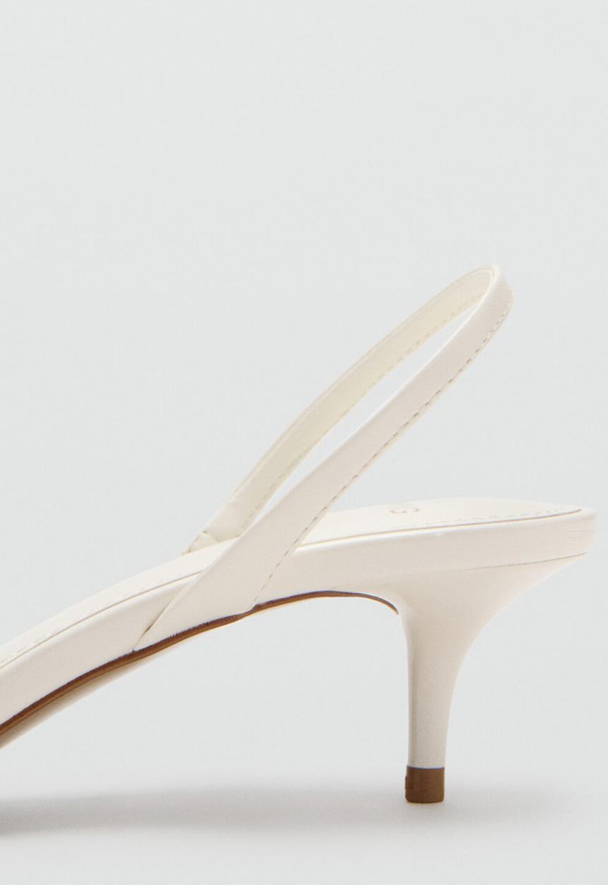 MANGO - Nighty slingback heel - light beige