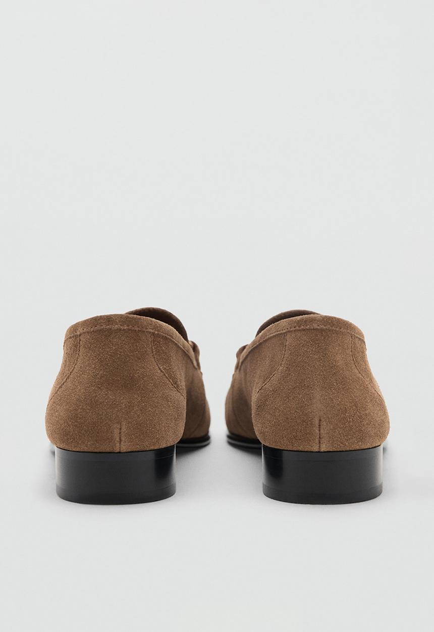 MANGO - Liso1 suede loafer - light/pastel brown