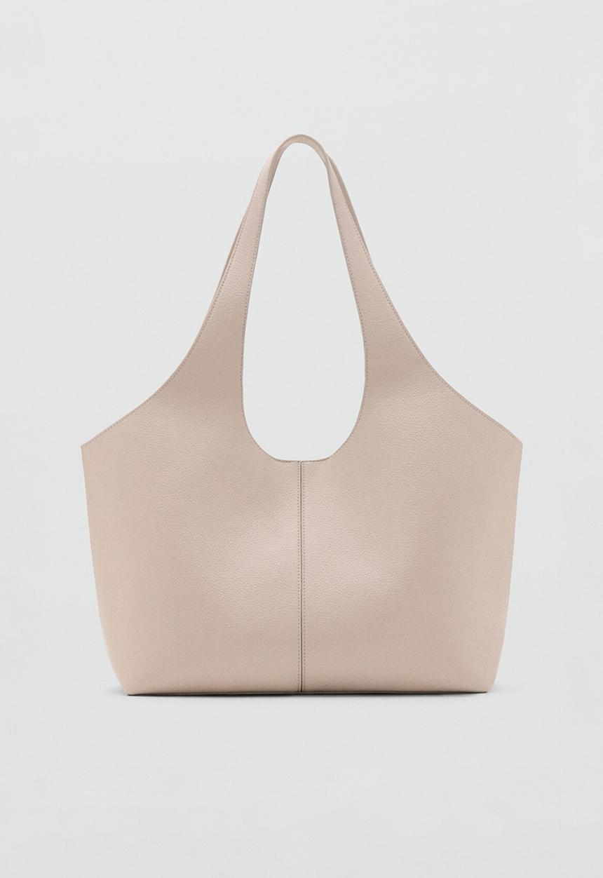 MANGO - Candance tote bag - natural