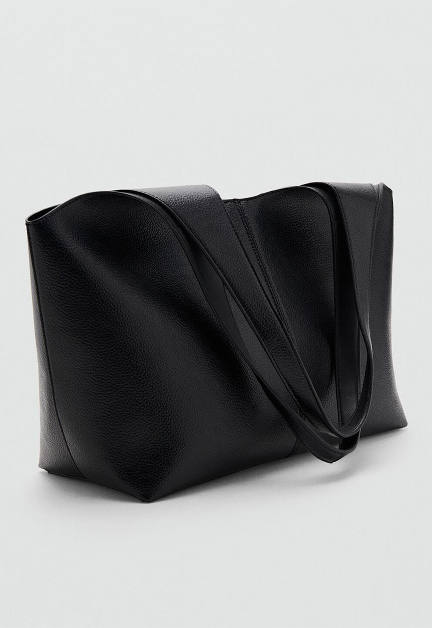 MANGO - Candance tote bag - black