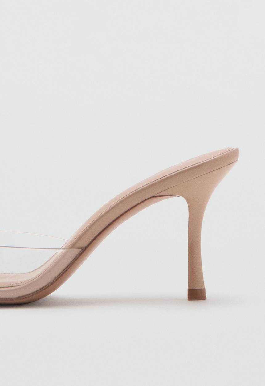 MANGO - Patri mule heel -light/pastel pink