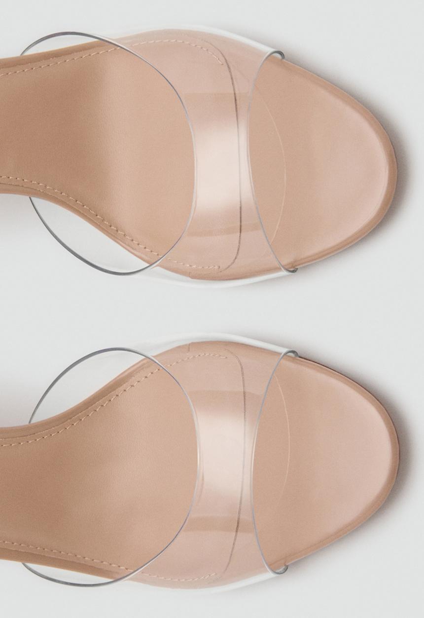 MANGO - Patri mule heel -light/pastel pink