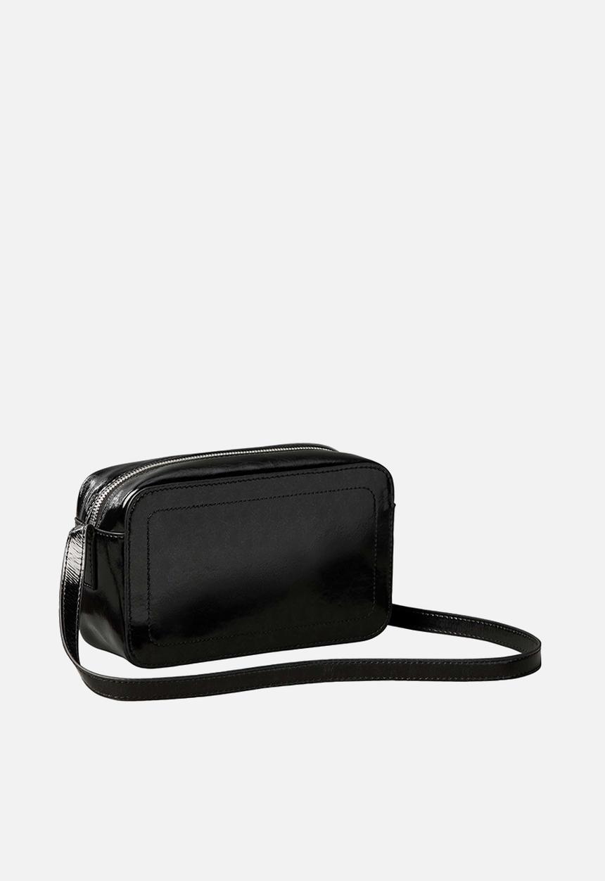 Calvin Klein - Bold ck metallic camera bag- black