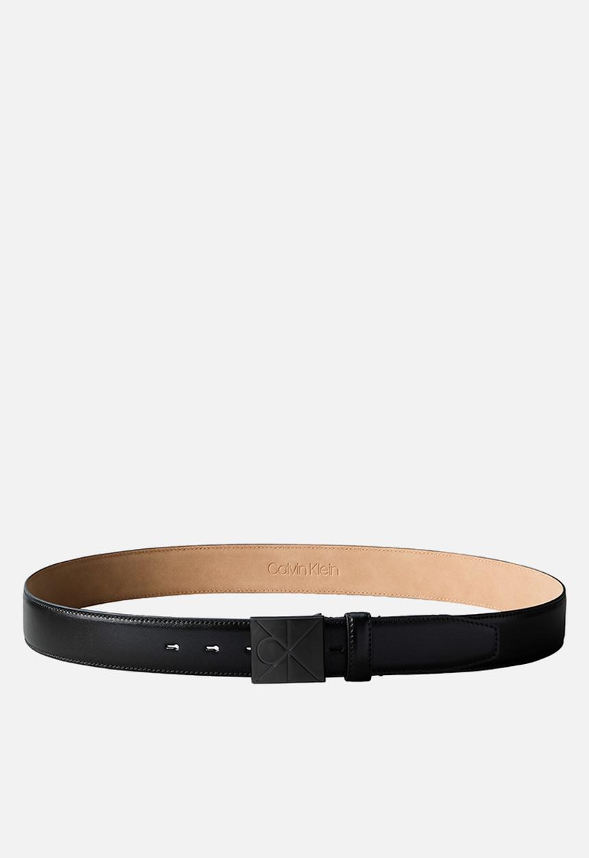 Calvin Klein - Emblem Plaque Smooth 35Mm - Black/Matte Black