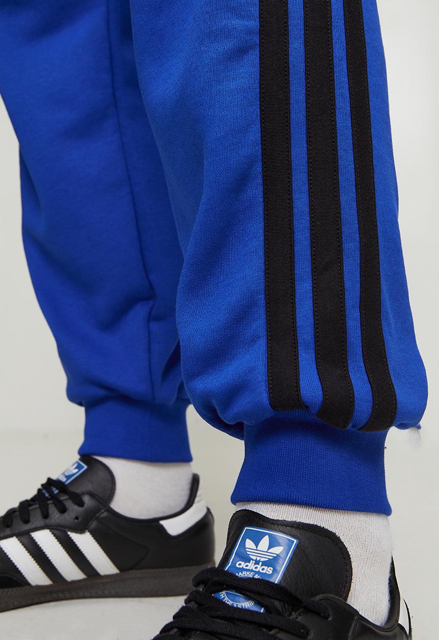 adidas Performance - 3 Stripe Future Icons FL Trackpant  -Royal  Blue