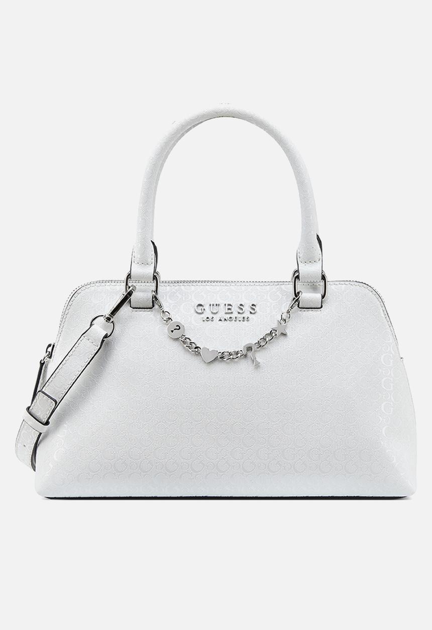 GUESS - Kelli Satchel Bag - White