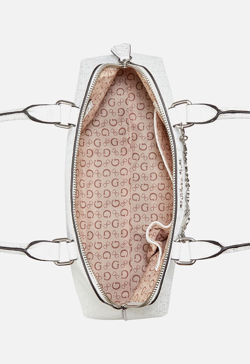 GUESS - Kelli Satchel Bag - White