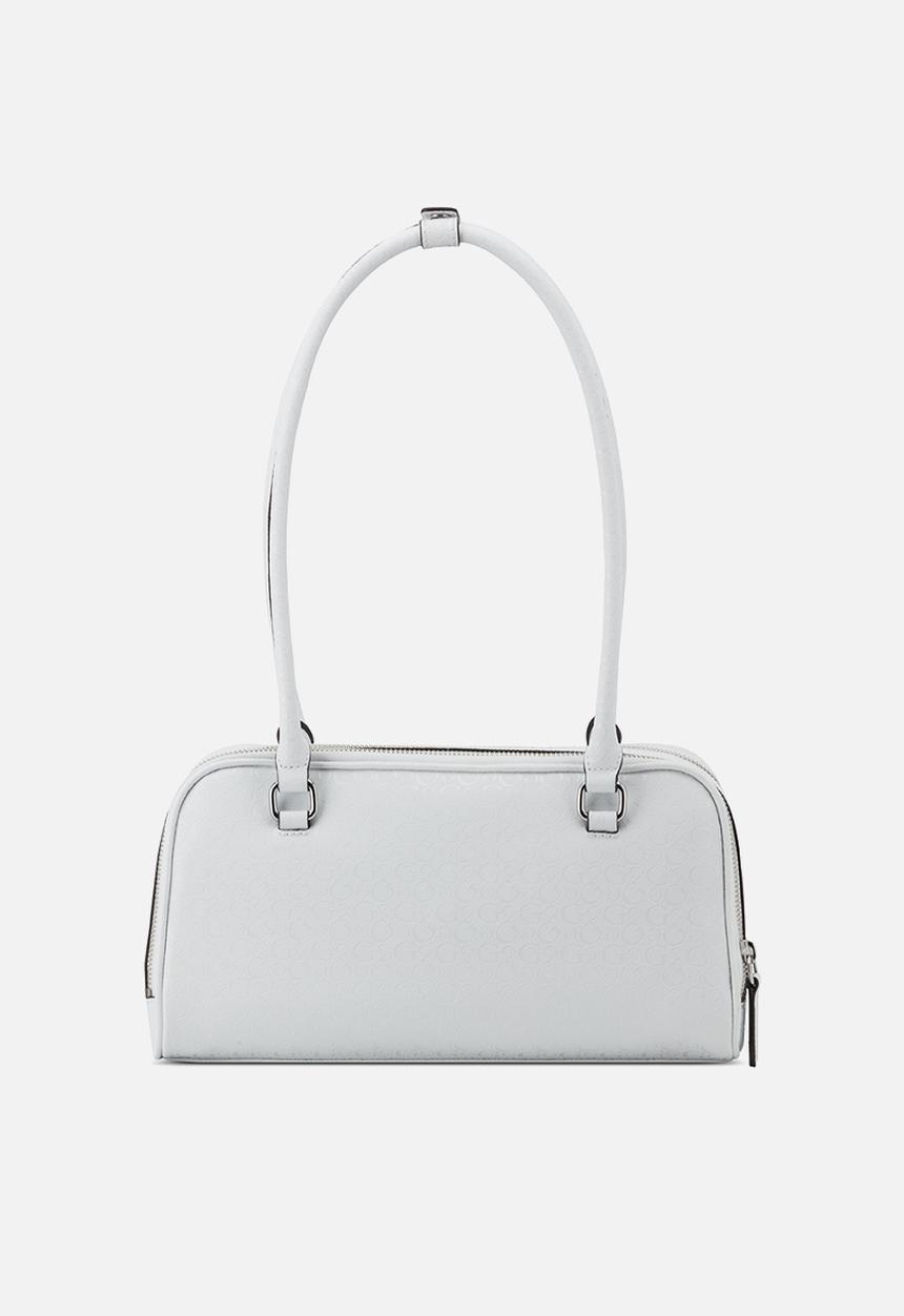 GUESS - Carla Shoulder Satchel Bag - White