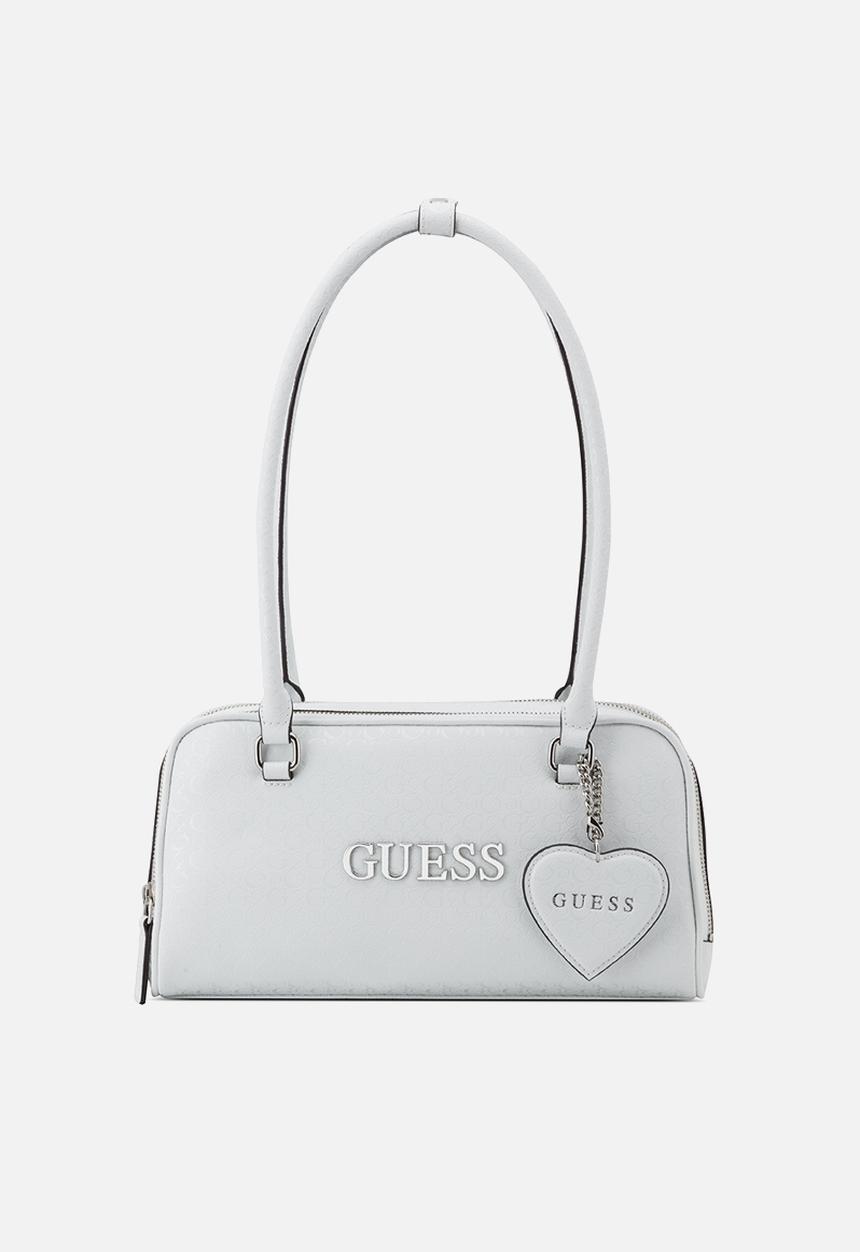 GUESS - Carla Shoulder Satchel Bag - White