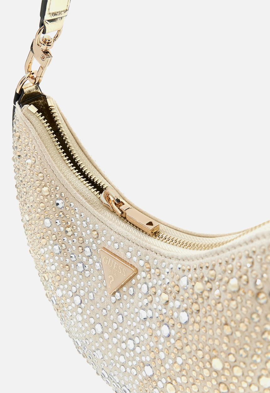 GUESS - Tasmin Mini Shoulder Bag - Gold
