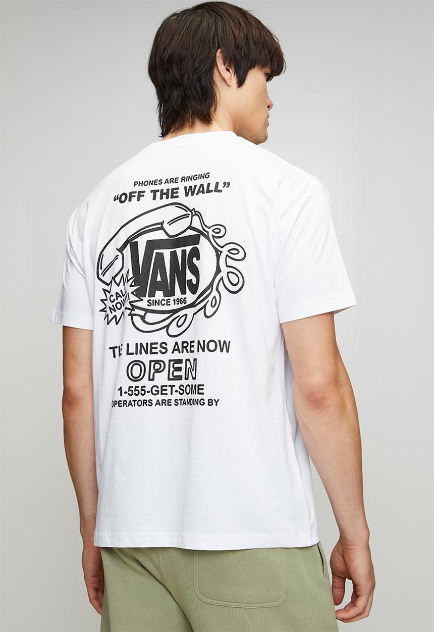 Vans - Hot Lines Short Sleeve Tee - white 