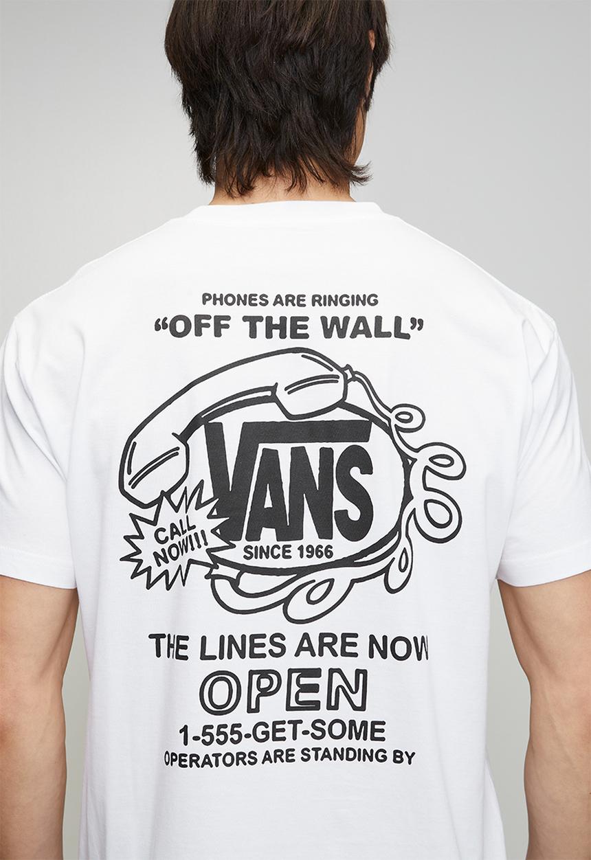 Vans - Hot Lines Short Sleeve Tee - white 
