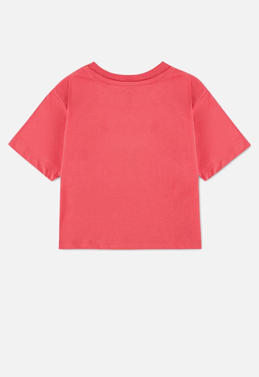 Converse - Cnvg S/S Dissected Ctp T-Shirt - Cherry Balm - Cherry Balm
