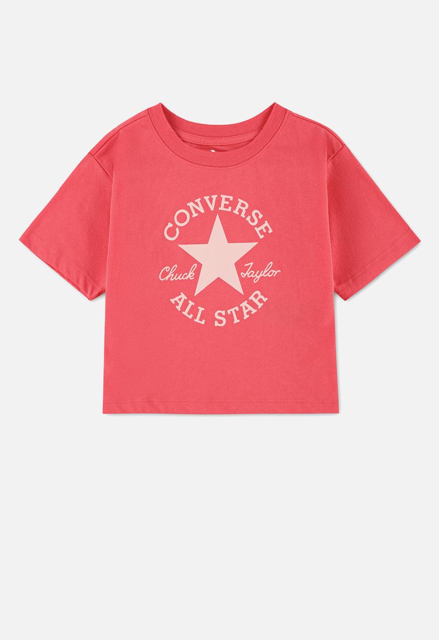 Converse - Cnvg S/S Dissected Ctp T-Shirt - Cherry Balm - Cherry Balm