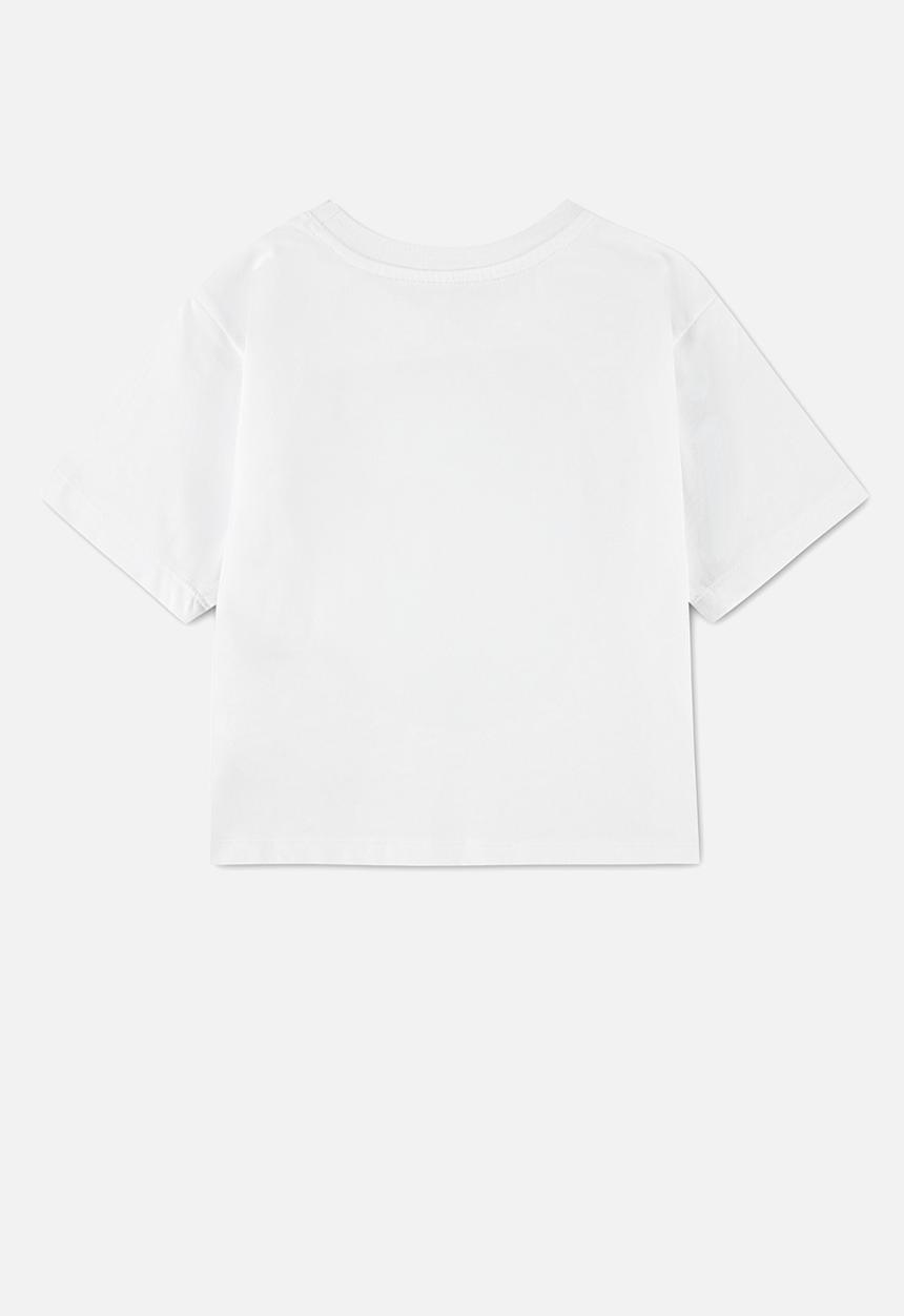 Converse - Cnvg S/S Dissected Ctp T-Shirt - White/Dark Matter