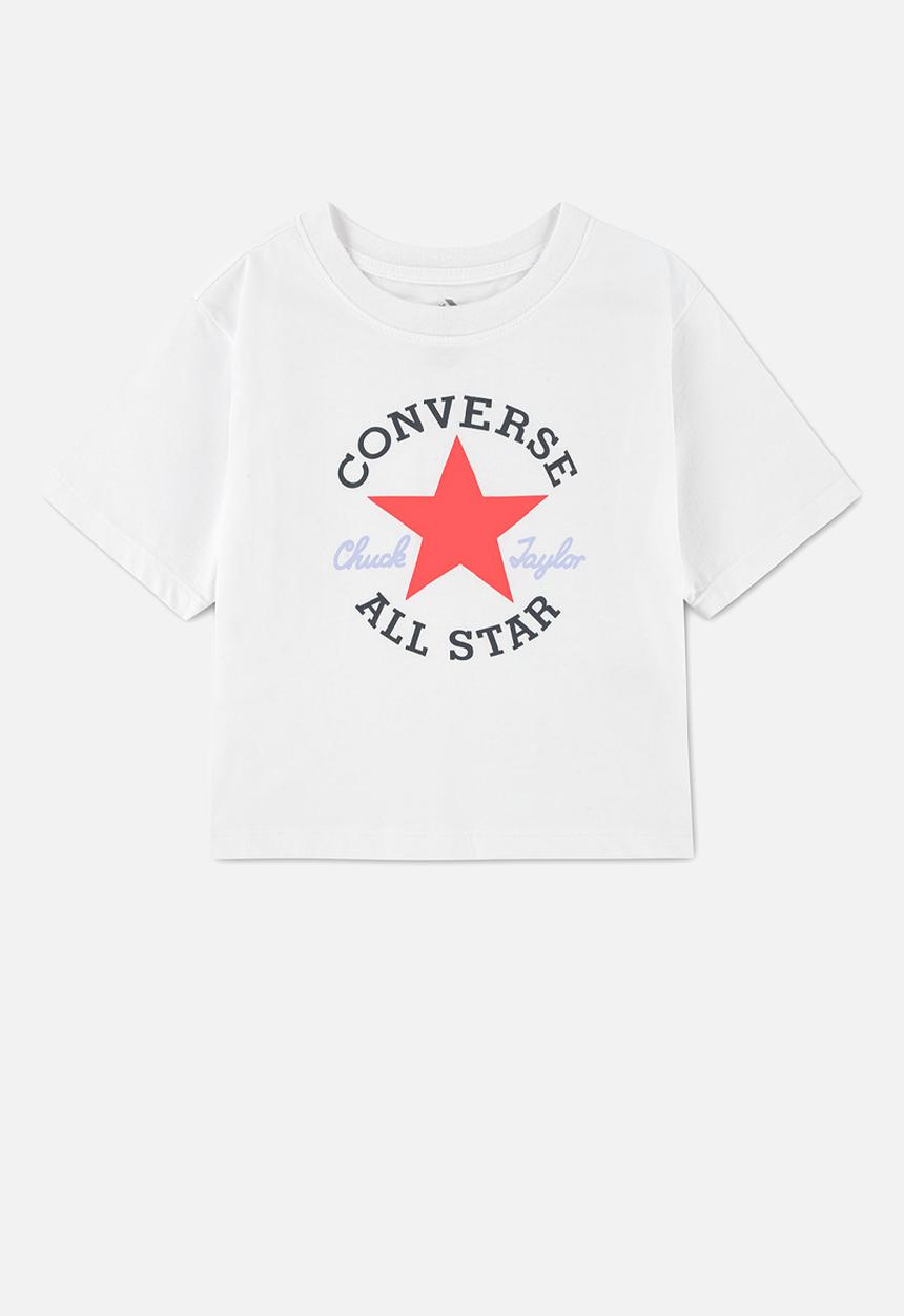 Converse - Cnvg S/S Dissected Ctp T-Shirt - White/Dark Matter