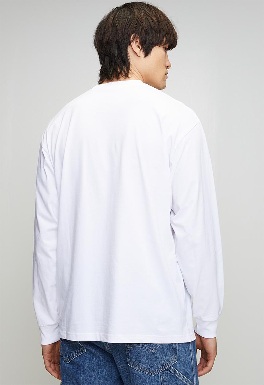 Vans - Left Chest ii Loose Long Sleeve - White