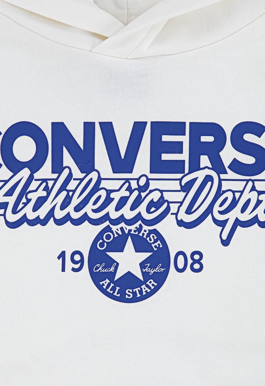 Converse - Cnvb Bleacher Athletic Po Hoodie - Egret
