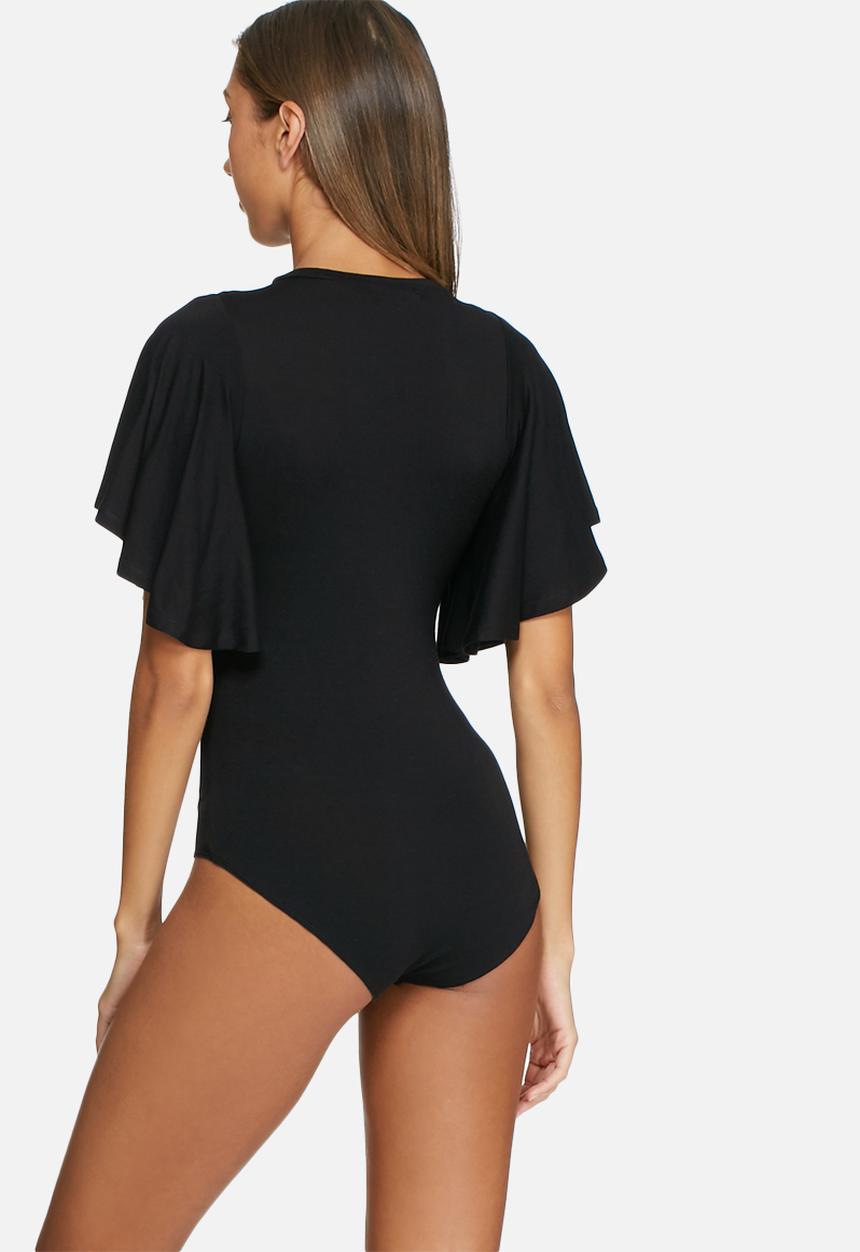 dailyfriday - Fluted sleeve bodysuit