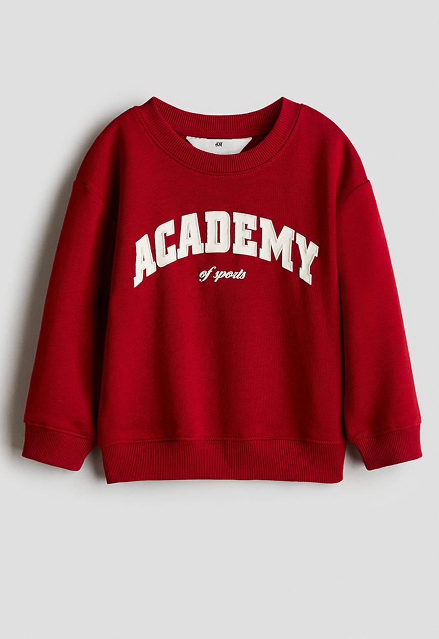 H&M - Sweatshirt - red/academy of sports